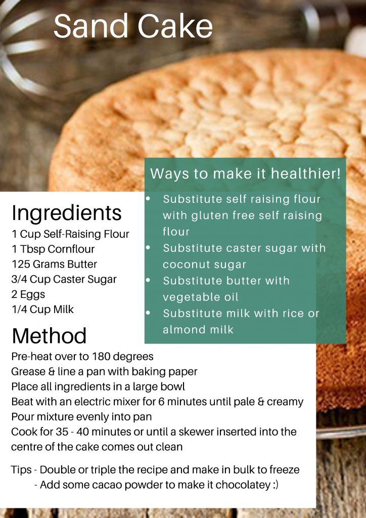 Sand Cake Recipe