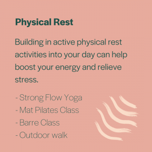 Physical Rest at Inna Essence